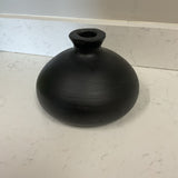 Black Wooden Vase