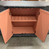 Distressed Black Buffet