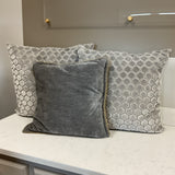 Set of 3 Gray Pillows