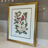 Anne Worsham Cardinal Magnolia Print