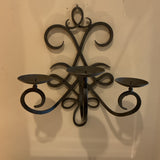 Black Metal Hanging Candle Holder