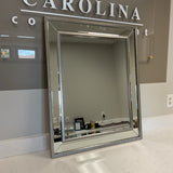 Silver Framed Mirror