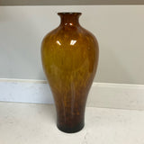 Amber Glass Vase