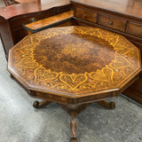 Heart Inlay Foyer Table