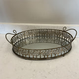 Mirrored Vanity Tray
