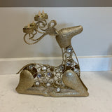 Gold Candelabra Reindeer