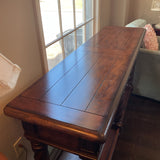 Broyhill Carved Console