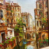 European Original Mid-20th Century Oil Painting