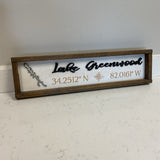 Lake Greenwood Sign