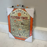 Clemson Canvas