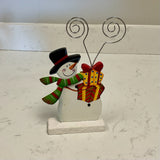 Snowman Card Holder