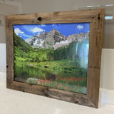 Framed Maroon Bells in Denver Mountain Photo