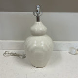 White Lamp No Shade