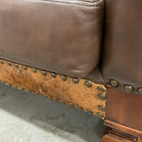 Pair of Leather & Hide Chairs