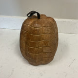 Carved Wood Pumpkin