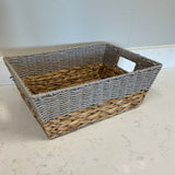 Two Toned Woven Basket