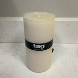 White Color Studio Pillar Candle  (228A100064)