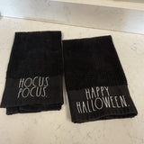 Set of 2 Rae Dunn Halloween Hand Towels