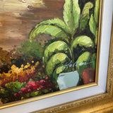Hacienda Garden Painting by Hellen