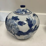 Blue & White Chinoiserie Vase