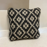 Charcoal Geometric Pillow