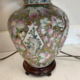 Pair of Famille Rose Table Lamps