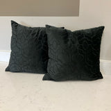 Pair of Black Pillows (R)