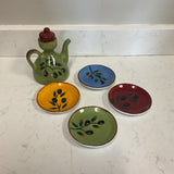 Olive Oil Dispenser w/Dish Set