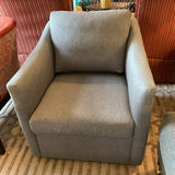 World Market Melvin Gray Swivel Chair