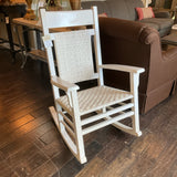 Painted Wooden Rocking Chair