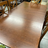 Dining Table with 6 Chairs and 1 Leaf