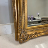 Beveled Gold Mirror