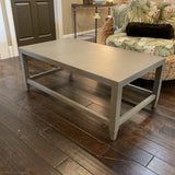 Made Goods Jarin Faux Belgian Linen Cocktail Table