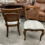 Hooker Round Table, 1 Leaf and 4 Chairs