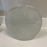 Three-Hands Blue & Gray Vase