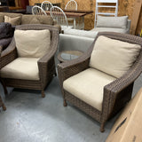 Brown Jordan Sofa, Cocktail Table, Pair of Chairs, End Table