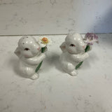 Pair of Salt & Pepper Bunnies