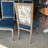 Set of 6 World Market Custom Upholstered Chiars