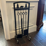Black Bear Fireplace Tool Set