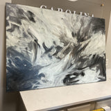 John Beard Black and White Original Abstract Art