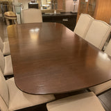 Bernhardt Dining Table with 2 Leaves and 8 Chairs