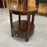 Bassett Round End Table As Is