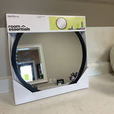 Black Round Wall Mirror (R)