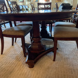 Universal Table with 1 Leaf and 10 Chairs