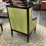 Green Zebra Nailhead Chair