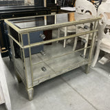 Mirrored 3 Drawer Chest