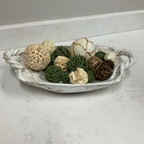 White Bowl with Balls