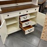 Haverty's White Hutch