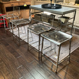Set of 4 Acrylic Barstools
