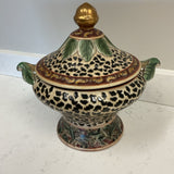 Oriental Banana Leaf Tureen